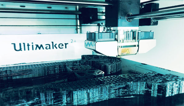 3D printing using an Ultimaker 3D printer
